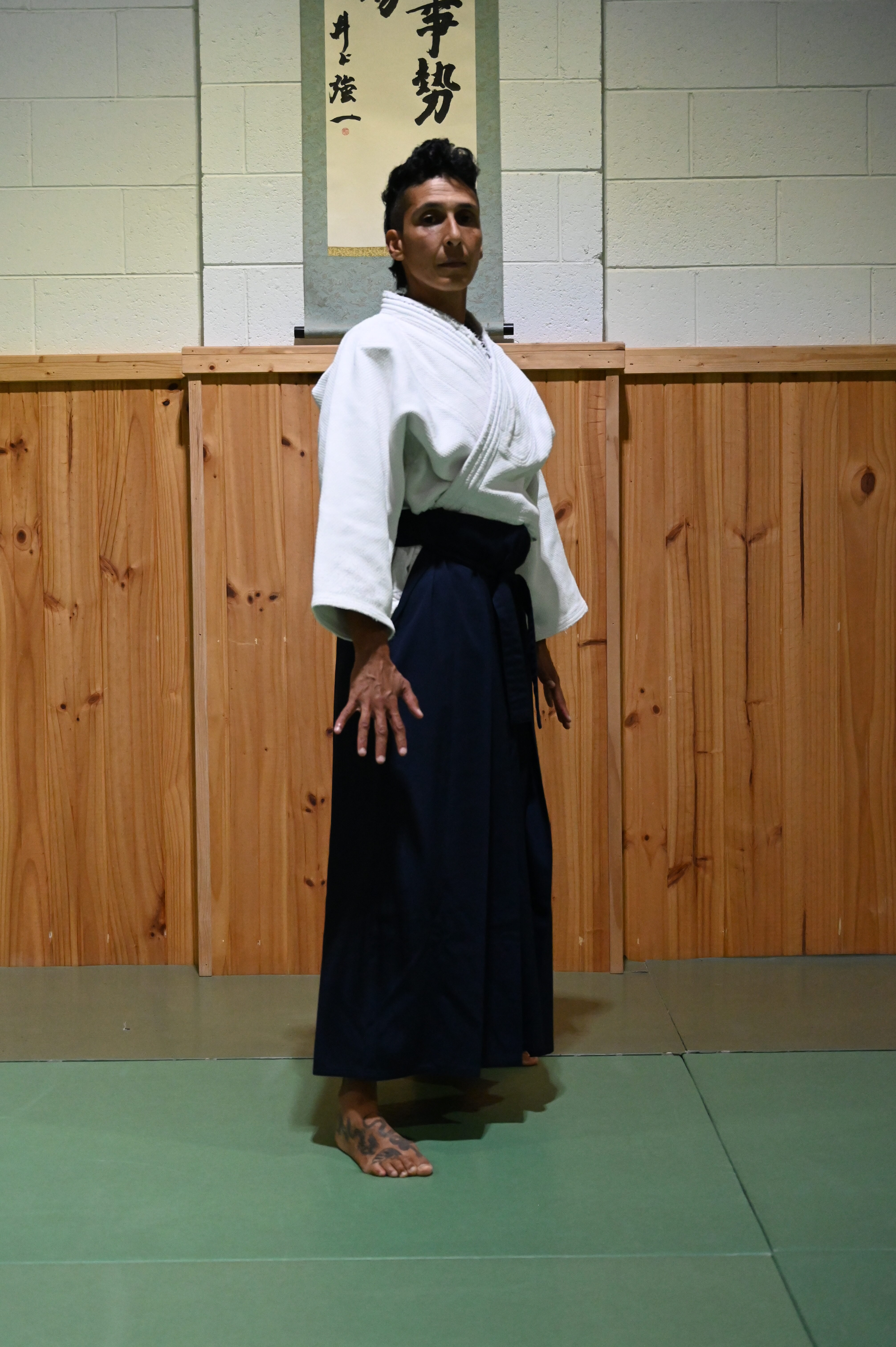 Man Posing Martial Arts