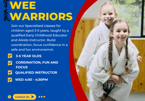Wee Warriors Aikido Class Poster