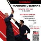 Uchida Ryu Tanjojutsu Seminar with David Dangerfield Shihan Poster