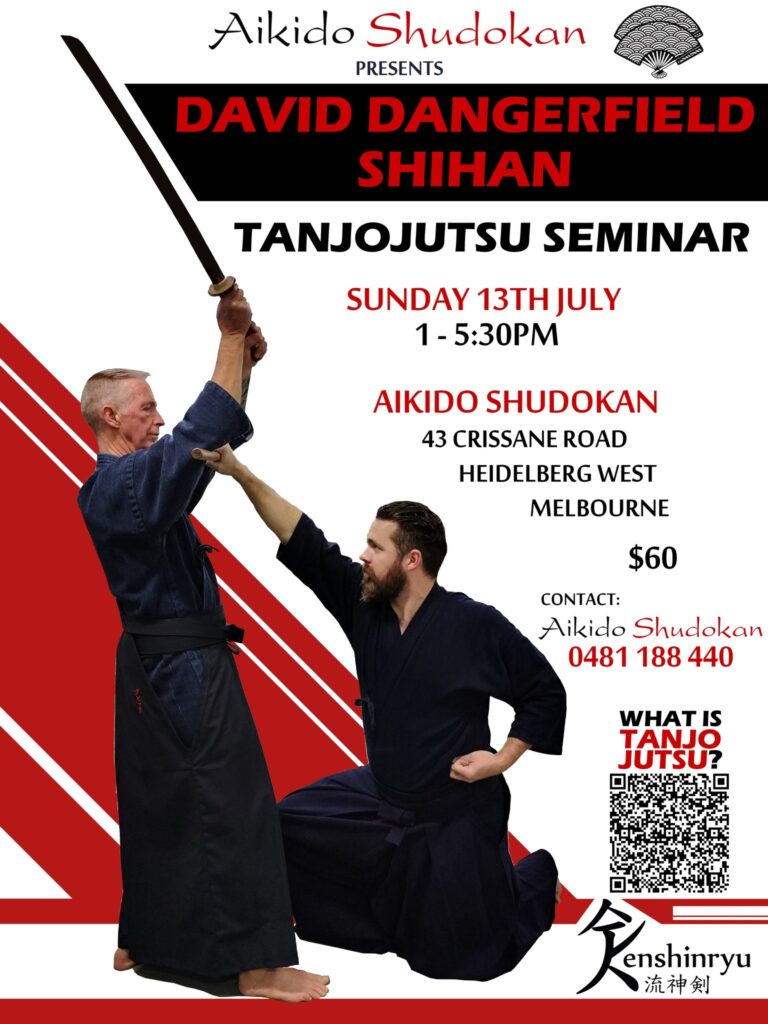 Uchida Ryu Tanjojutsu Seminar with David Dangerfield Shihan Poster